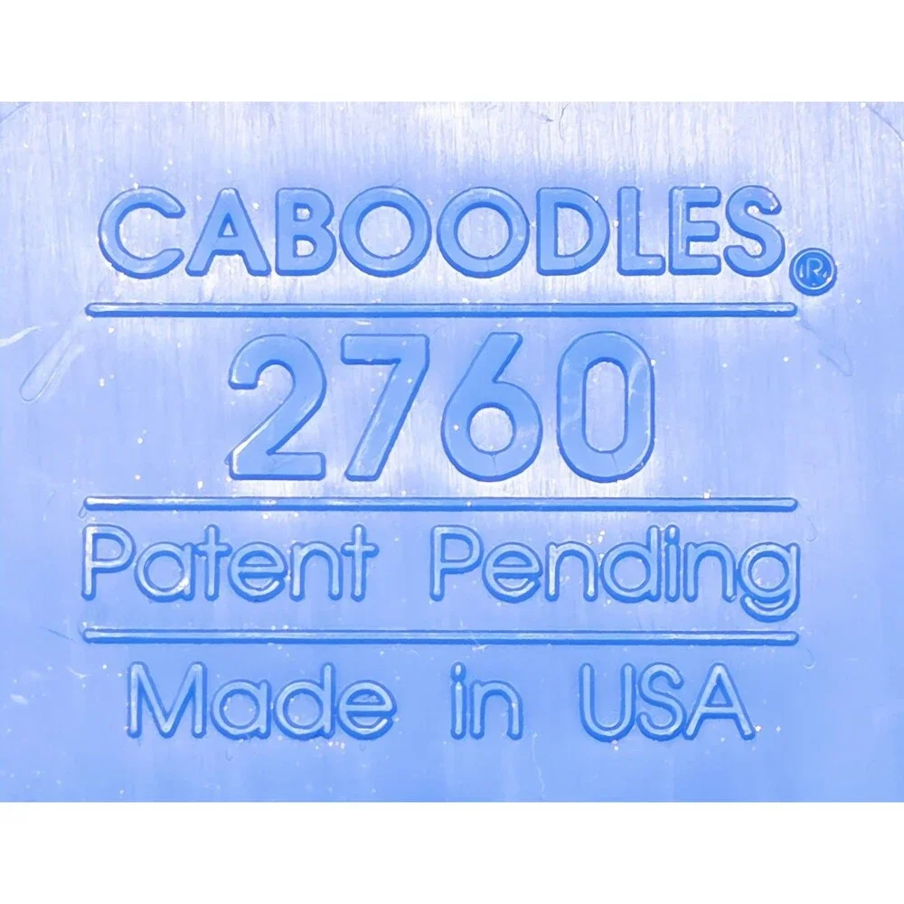 Vintage Caboodles Cosmetic Carry Case Organizer 2760 Blue Green Purple W/ Tray